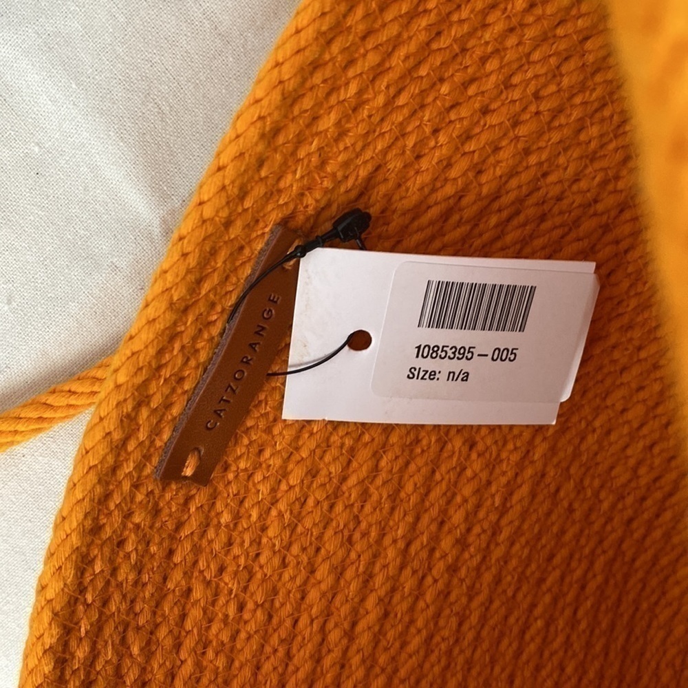 Catzorange Orange Tangerine Rope Cotton Bag - Picture 9 of 10